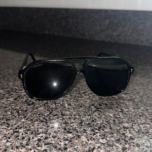 COPY - Men’s Gucci Aviator Logo Sunglasses